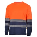 CAMISETA M/LARGA BICOLOR ALTA VISIBILIDAD EN 20471 CLASE 2 INDIE HV