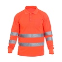 POLO M/LARGA MONOCOLOR ALTA VISIBILIDAD EN 20471 CLASE 2 GRANGE HV