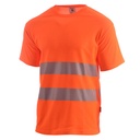 CAMISETA M/CORTA MONOCOLOR ALTA VISIBILIDAD BANDAS SEGMENTADAS EN 20471 CLASE 2 FUNK HV