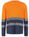 CAMISETA M/LARGA BICOLOR ALTA VISIBILIDAD BANDAS SEGMENTADAS EN 20471 CLASE 2 SWING HV