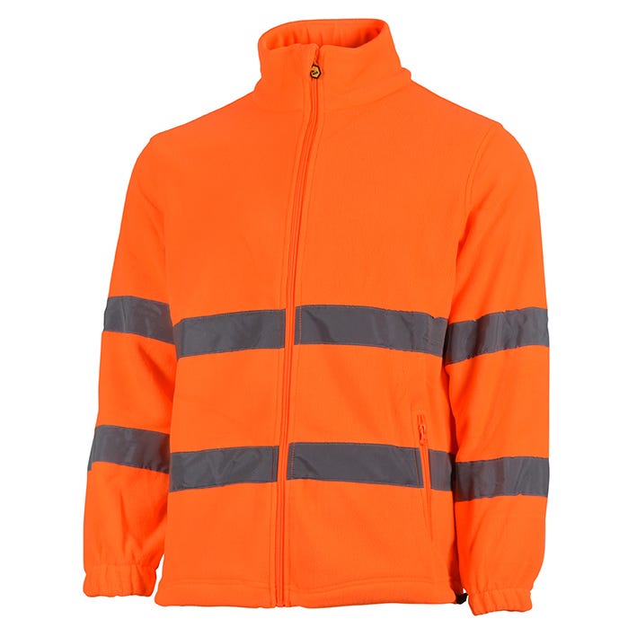 POLAR CREMALLERA ENTERA MONOCOLOR ALTA VISIBILIDAD EN 20471 EN 14058 SPACE HV