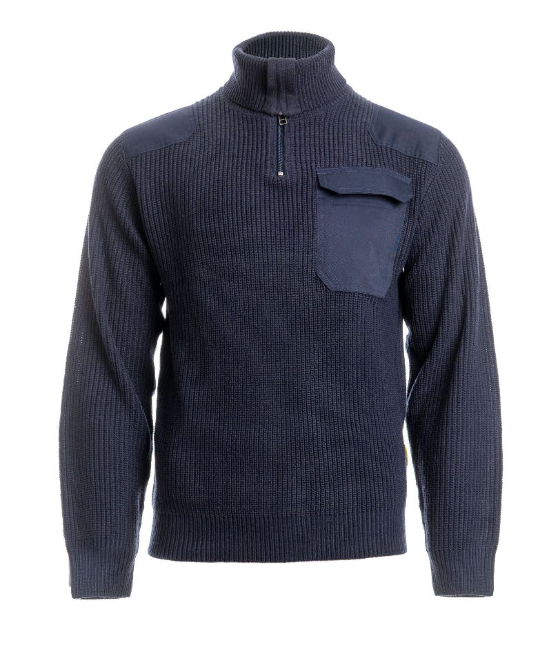 JERSEY CUELLO ALTO CREMALLERA PUNTO CANALÉ NOTE