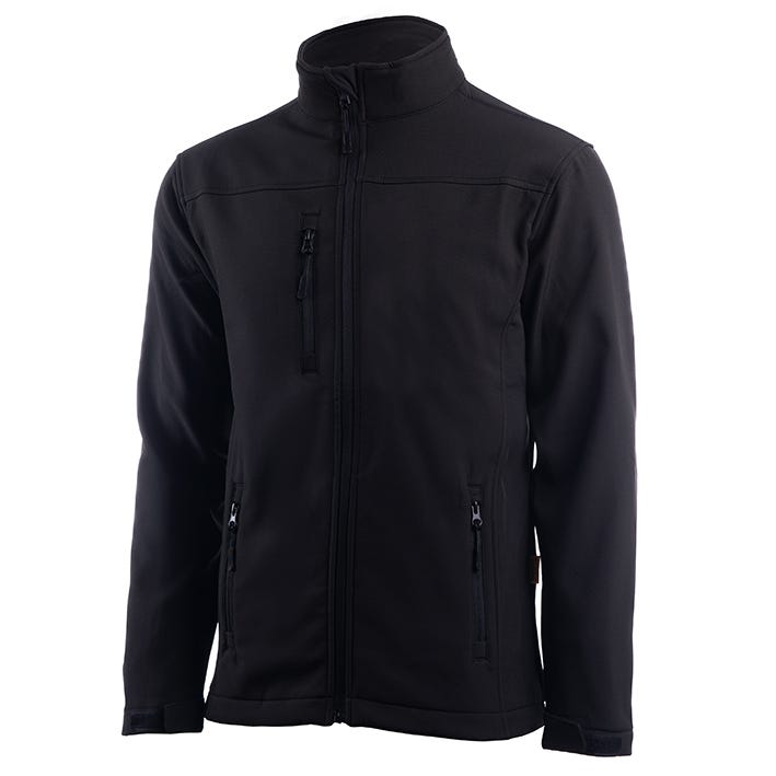 CHAQUETA SOFT SHELL MICROFIBRA 3 BOLSILLOS TRINITY