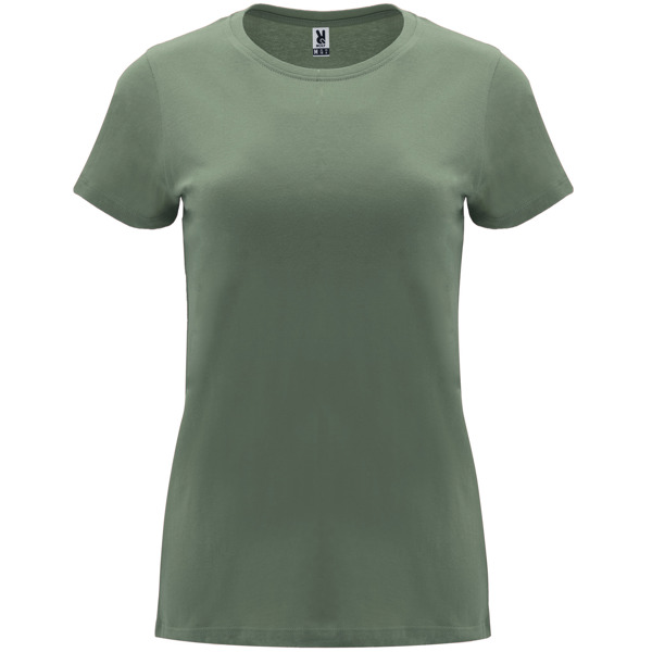 [CA668301275] CAMISETA SRA M/C CUELLO REDONDO 170 GR 100%ALG. CAPRI (S, 275 VERDE LAUREL)