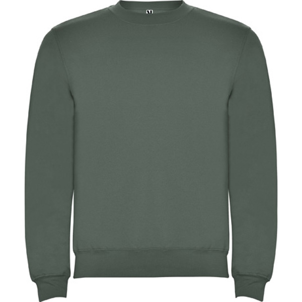 [SU107000275] SUDADERA CRO CUELLO REDONDO 50% POL 280GR CLASICA (XS, 275 VERDE LAUREL)