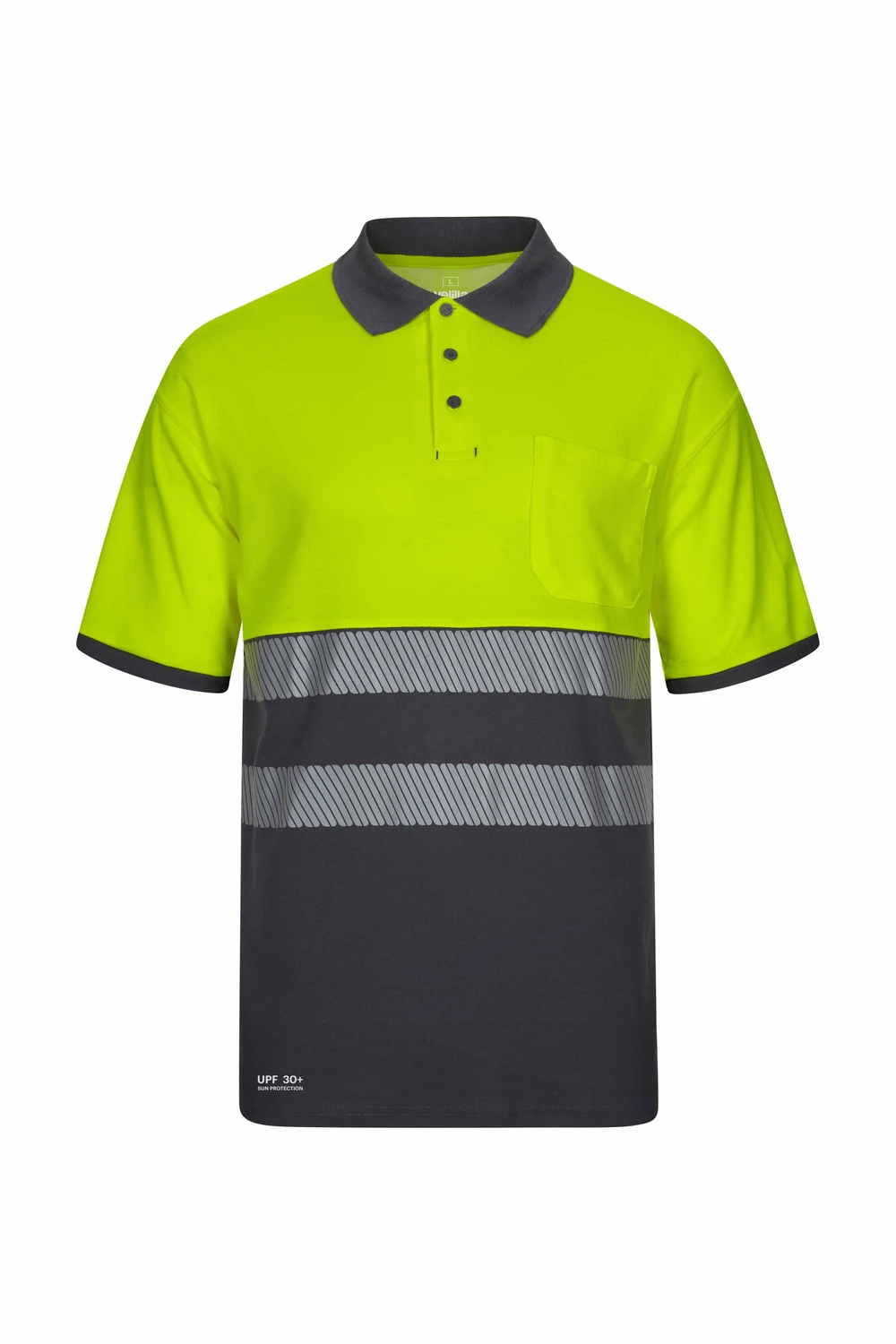 POLO M/CORTA BICOLOR ALTA VISIBILIDAD BANDAS SEGMENTADAS EN 20471 CLASE 2 305543