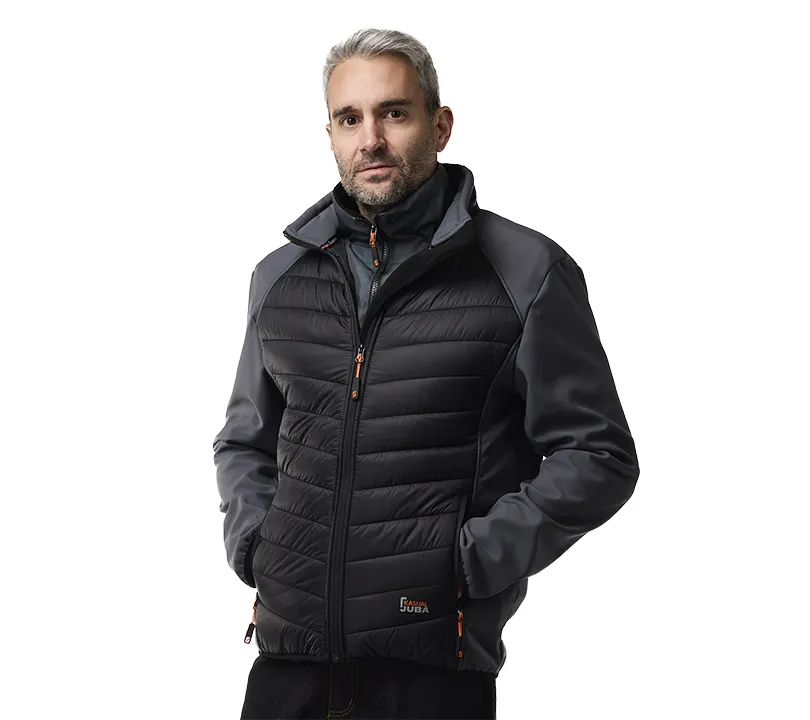 [2894GY/S] Anorak Gris acolchado mangas soft shell Tifon Gris (S)