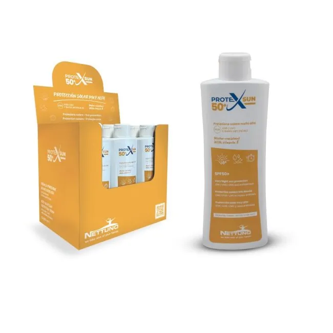 Crema solar SPF50 rayos UVA UVB UVC 250 ml