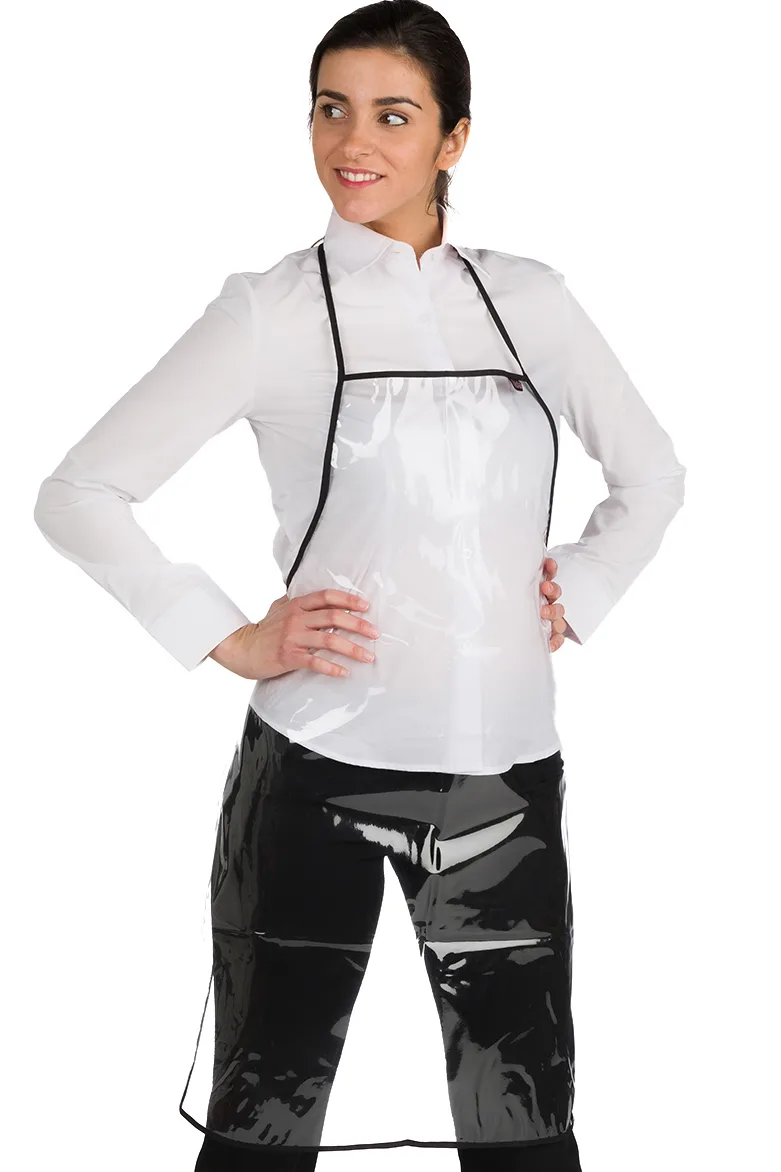 DELANTAL PETO TRANSPARENTE PVC 100%