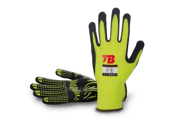 GUANTE NITRILO TÉRMICO PALMA ZEBRA ANTIDESLIZANTE 700F