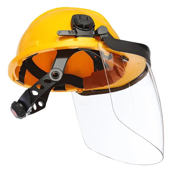 Casco con pantalla facial riesgo arco eléctrico