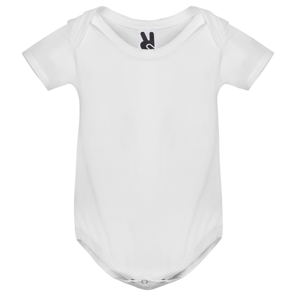 [BD720010401] BODY M/C CUELLO REDONDO HOMBRO APARTURA CRUZADA 96% ALG 4% E (3 MESES, 01 BLANCO)