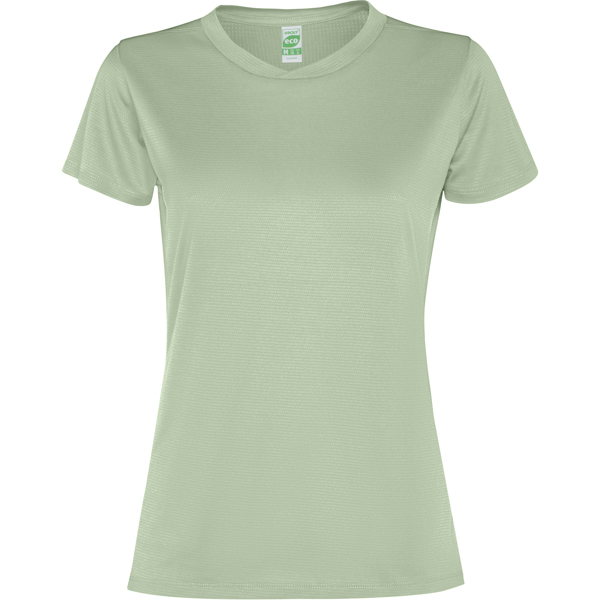 CAMISETA MUJER M/CORTA TECNICA 100%POLIESTER LATERAL TRANSPIRABLE SLAM 0305