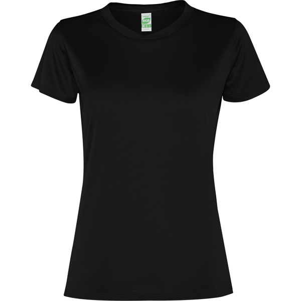 CAMISETA MUJER M/CORTA TECNICA 100%POLIESTER LATERAL TRANSPIRABLE SLAM 0305