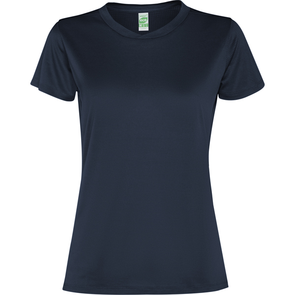 CAMISETA MUJER M/CORTA TECNICA 100%POLIESTER LATERAL TRANSPIRABLE SLAM 0305