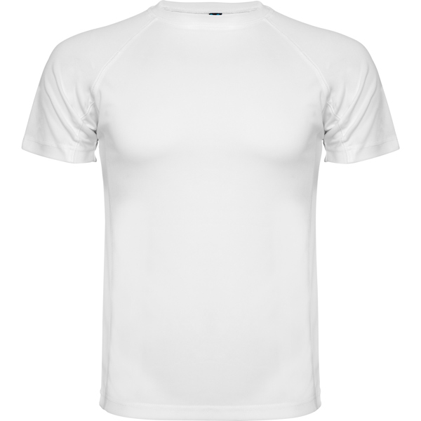 [CA04250101] CAMISETA CRO M/C TECNICA 100%ROLI MONTECARLO 150GR (S, 01 BLANCO)