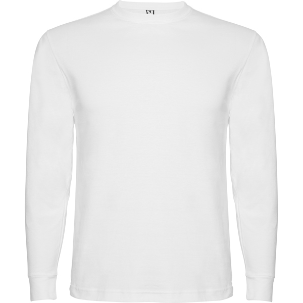 [CA12040001] CAMISETA CRO M/L 165GR PUÑOS EN MANGAS 100%ALGODON POINTER (XS, 01 BLANCO)