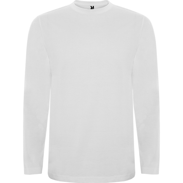 [CA12170101] CAMISETA CRO  M/L CUELLO REDONDO EXTREME 100% ALGODON (S, 01 BLANCO)