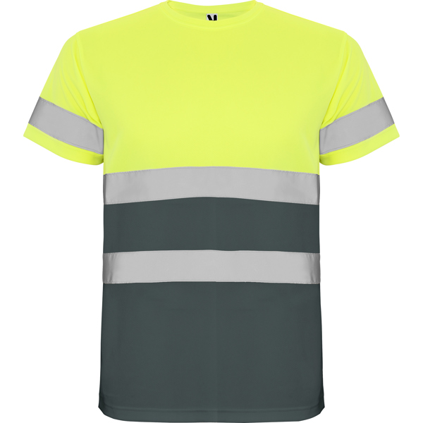 CAMISETA M/C A/V REFLECTANTES 130GR 100%POLIESTER DELTA