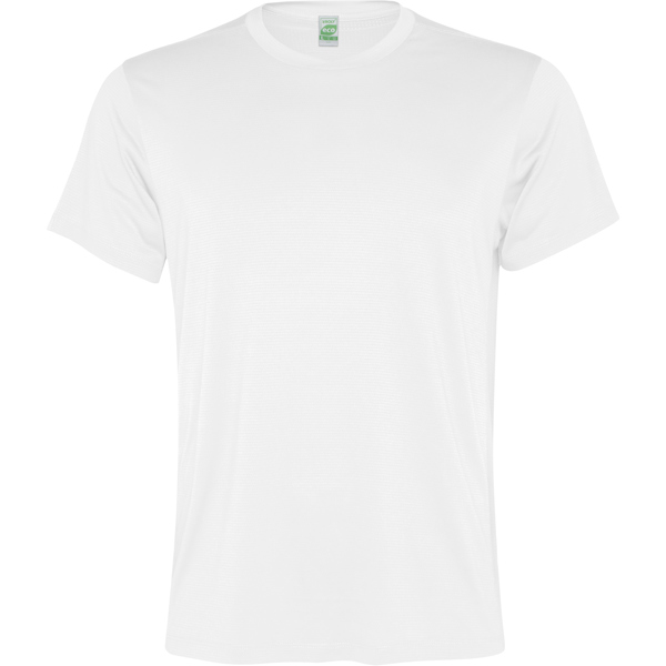 [CA03040101] CAMISETA TÉCNICA MANGA CORTA POLIÉSTER RECICLADO SLAM CA0304 (S, 01 BLANCO)