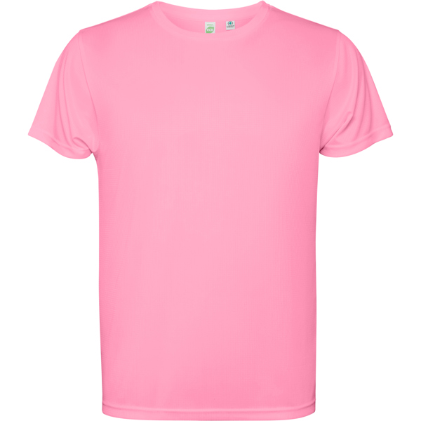 [CA043001481] CAMISETA TÉCNICA MANGA CORTA CUELLO CUBRECOSTURAS ESTORIL CA0430 (S, 481 ROSA SEDA)