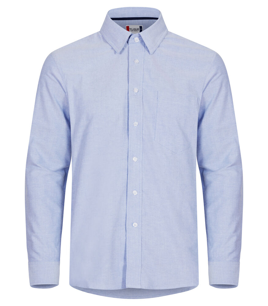CAMISA M/L 1 BOLSILLO NEW OXFORD 130GR BOTON CUELLO OCULTO