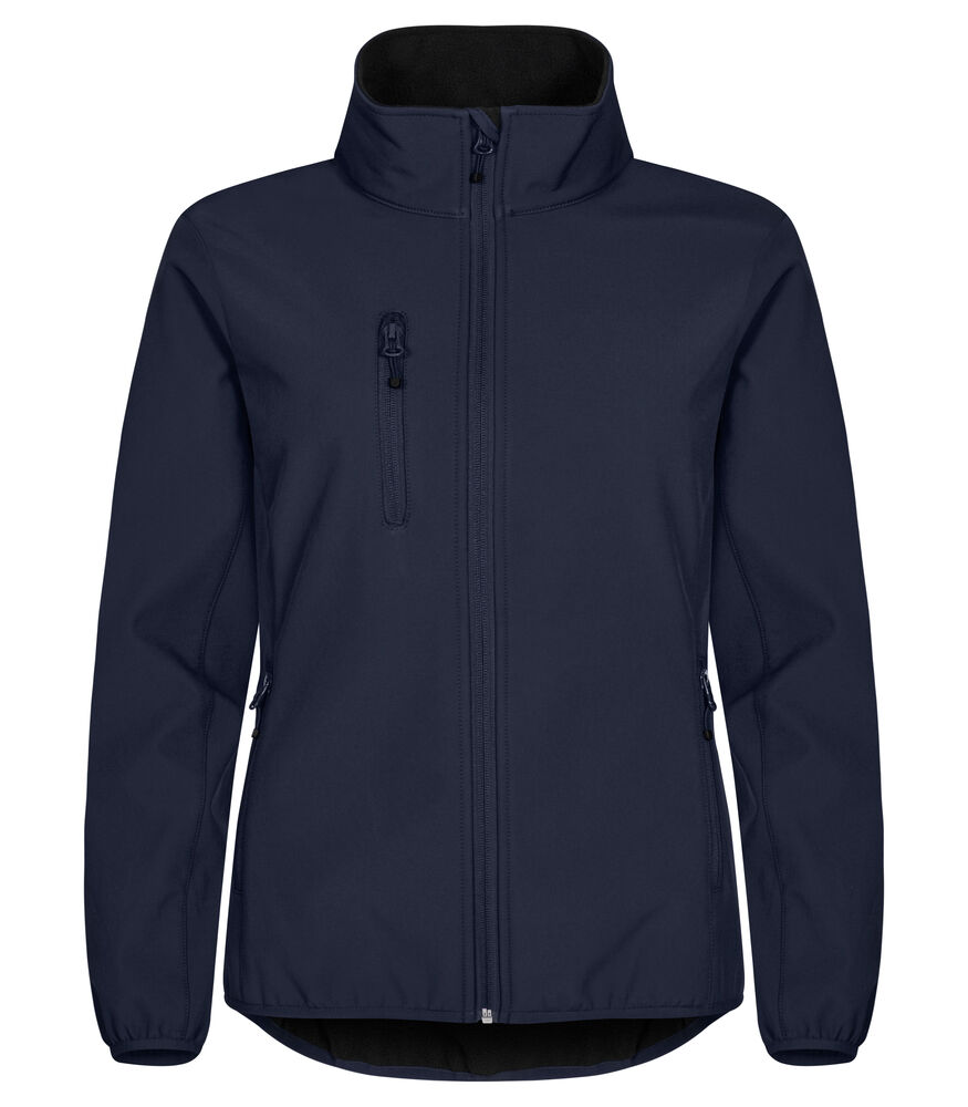 [0200915-580-3] CHAQUETA SOFT SHELL SRA RECICLADO CREMALLERA YKK 3 BOLSILLOS 3 CAPAS WP3000 MVP 1000 (XS, 580 Azul Marino)