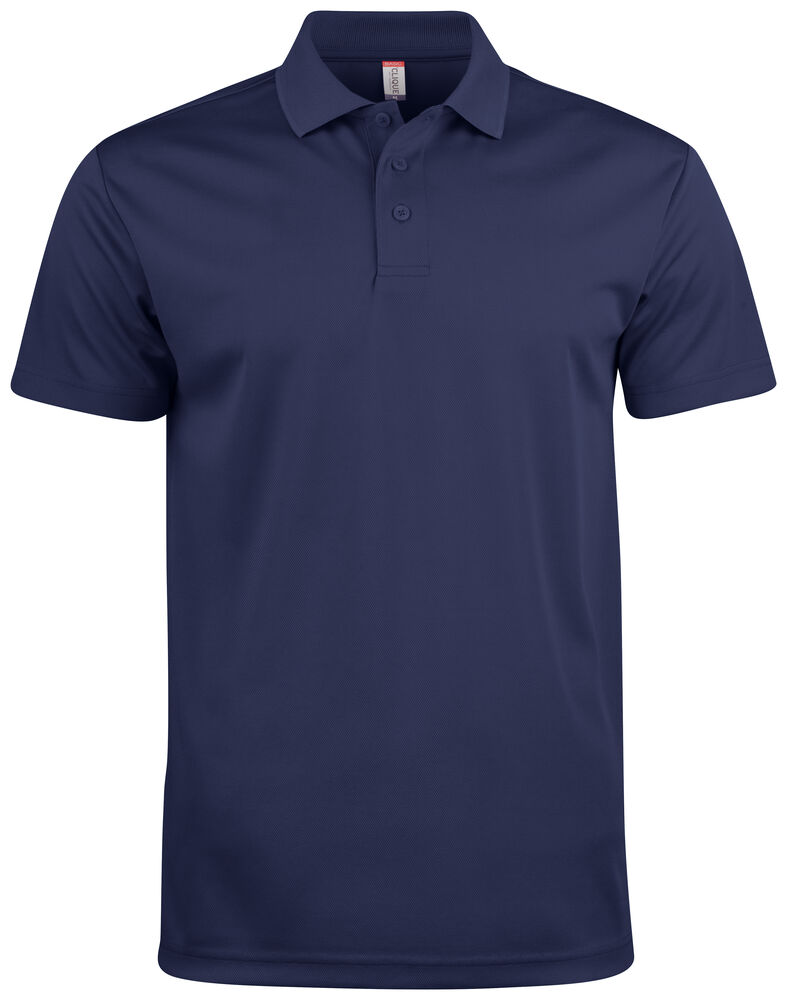 [028254-580-3] POLO CRO M/C 100% POLIESTER TECNICO OJO PAJARO 160 GRAMOS BASIC ACTIVE (XS, 580 Azul Marino)
