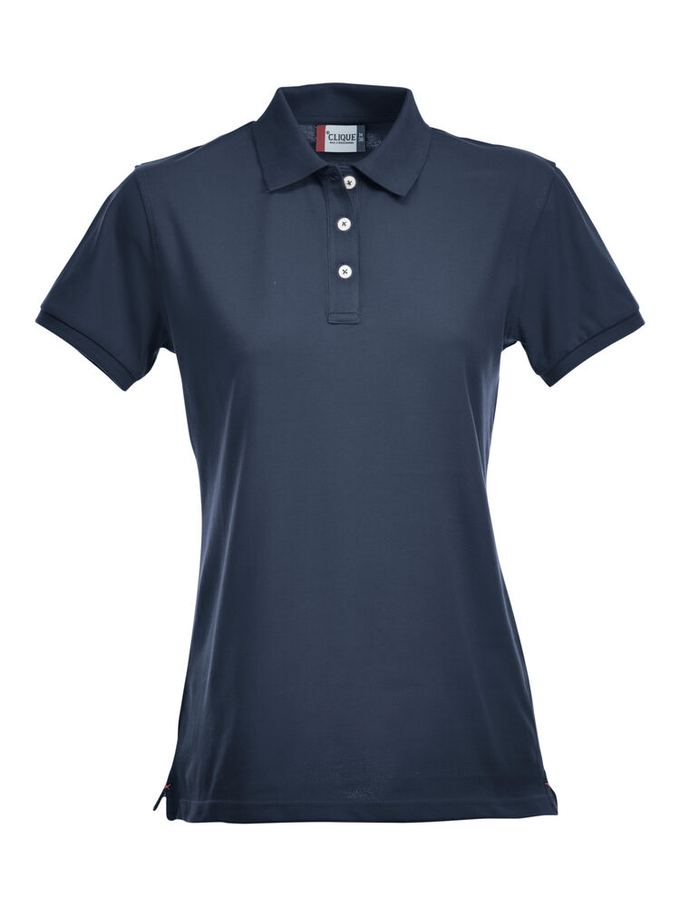 [028241-580-3] POLO SRA M/C 5% ELASTANO MUY SUAVE 215GR PREMIUM (XS, 580 Azul Marino)