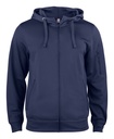 SUDADERA CREMALLERA ENTERA CAPUCHA 100% POLIESTER 280GR BASIC ACTIVE HOODY