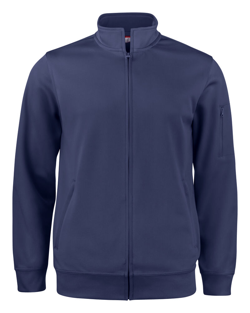[021016-580-3] SUDADERA CREMALLERA ENTERA CARDIGAN 100% POLIESTER 280GR BASIC ACTIVE (XS, 580 Azul Marino)