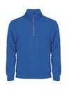 SUDADERA MEDIA CREMALLERA YKK 65% POL 35%ALG 280GR